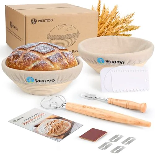 Verified Banneton Bread Proofing Basket Set of 2 2 Count User-Friendly