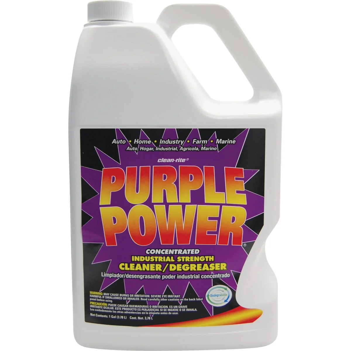 High-Grade Purple Power 1 Gal. Liquid Industrial Strength Cleaner Degreaser Safe