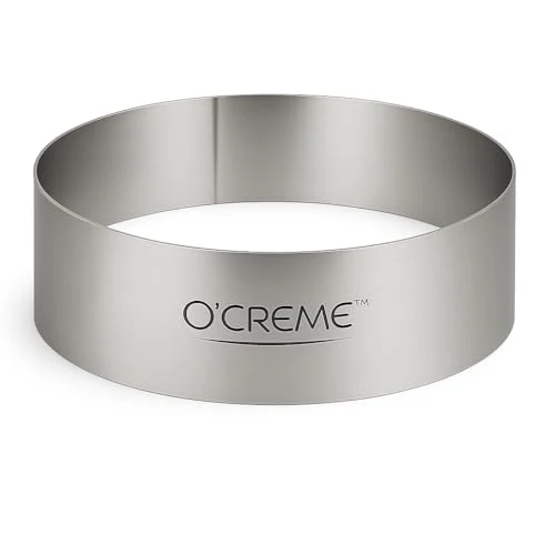 Powerful Cake Ring Sturdy Stainless Steel Round Mousse Cake Ring Mold for Baking Artisan