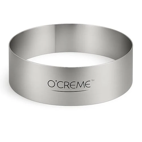 Fine Crafted Cake Ring Sturdy Stainless Steel Round Mousse Cake Ring Mold for Baking Excellent