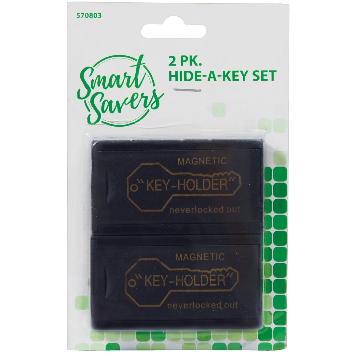 Natural Smart Savers Hide-A-Key Black Key Hider 2-Pack Green