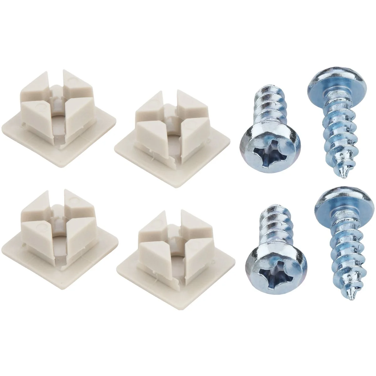Unique Custom Accessories White License Plate Fasteners Durable