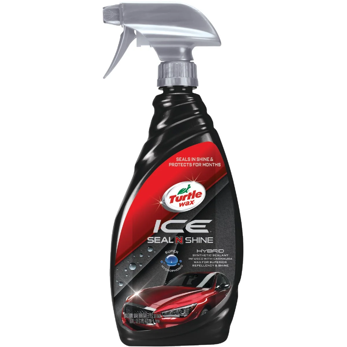 Fast Turtle Wax ICE 16 Oz. Trigger Spray Seal N Shine Car Wax Smooth