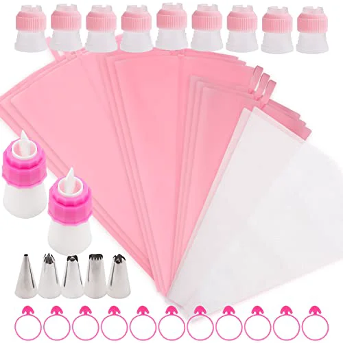 Solid 38PCS Silicone Pastry Bags Set Classic