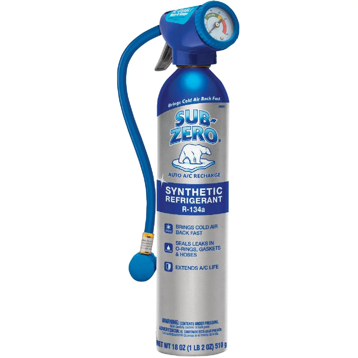 First-Class Quest Sub-Zero 18 Oz. R-134a Synthetic Refrigerant Premium Material