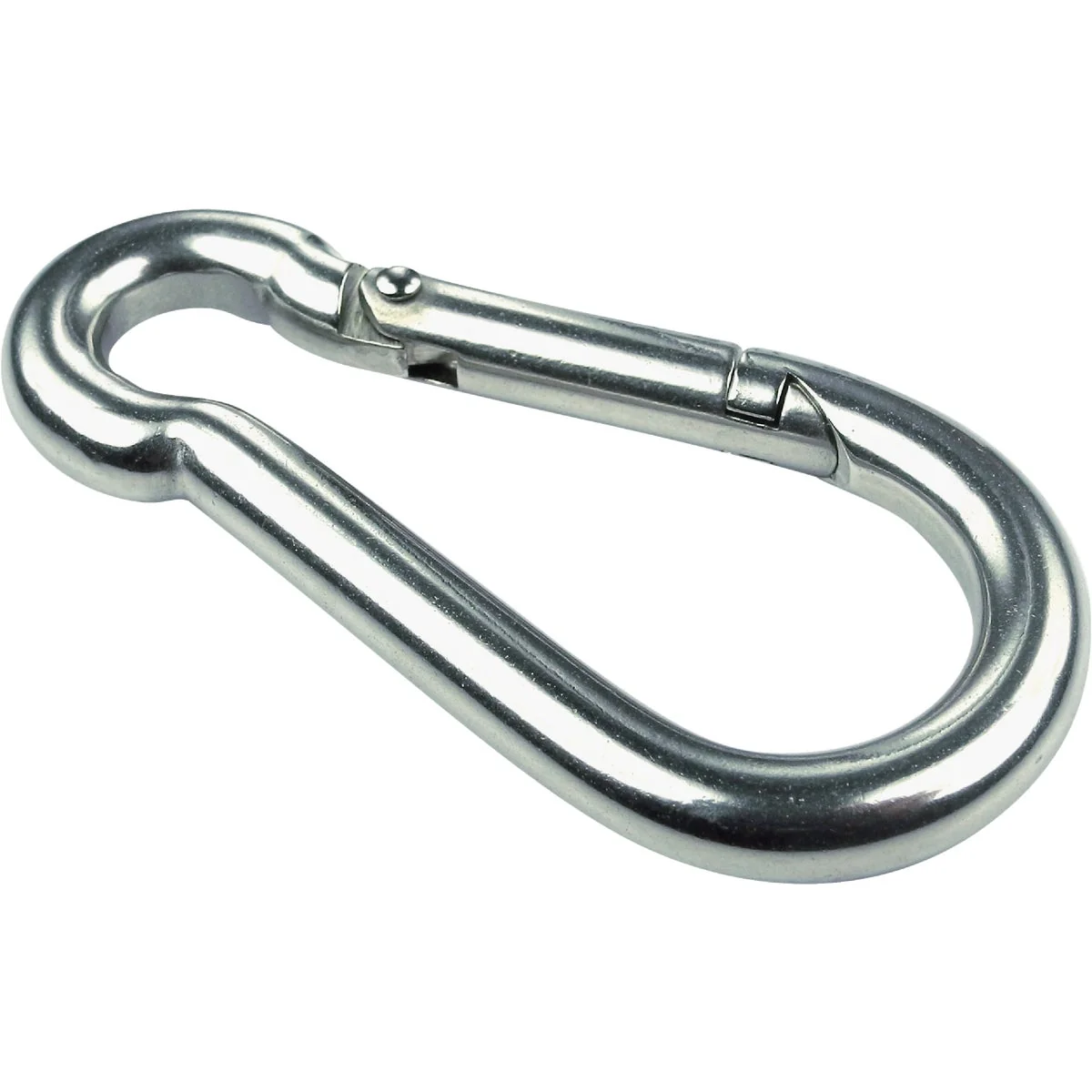 First-Class Seachoice 1 4 In. 240 Lb. Polished Stainless Steel Safety Spring Hook All Purpose Snap Green