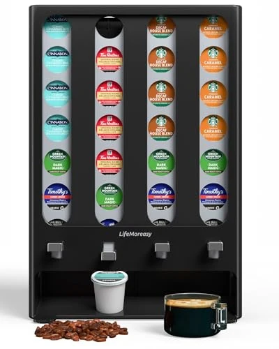 Sophisticated K Cup Holder Creative Coffee Pods Storage Stand Vending Effective