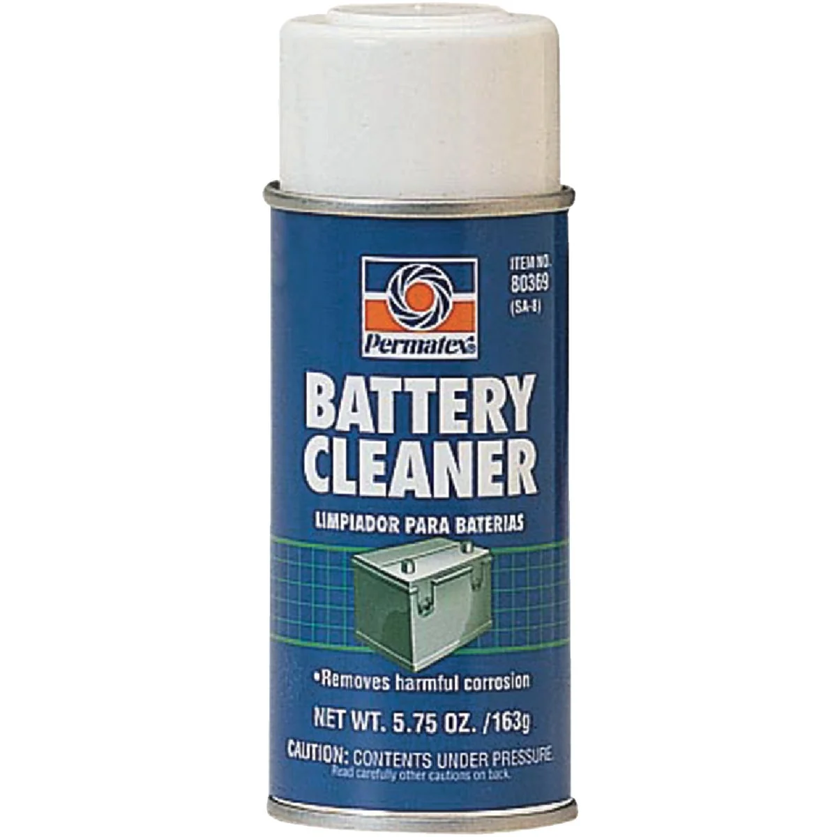 Refined Permatex 5.75 Oz Aerosol Battery Cleaner Selected