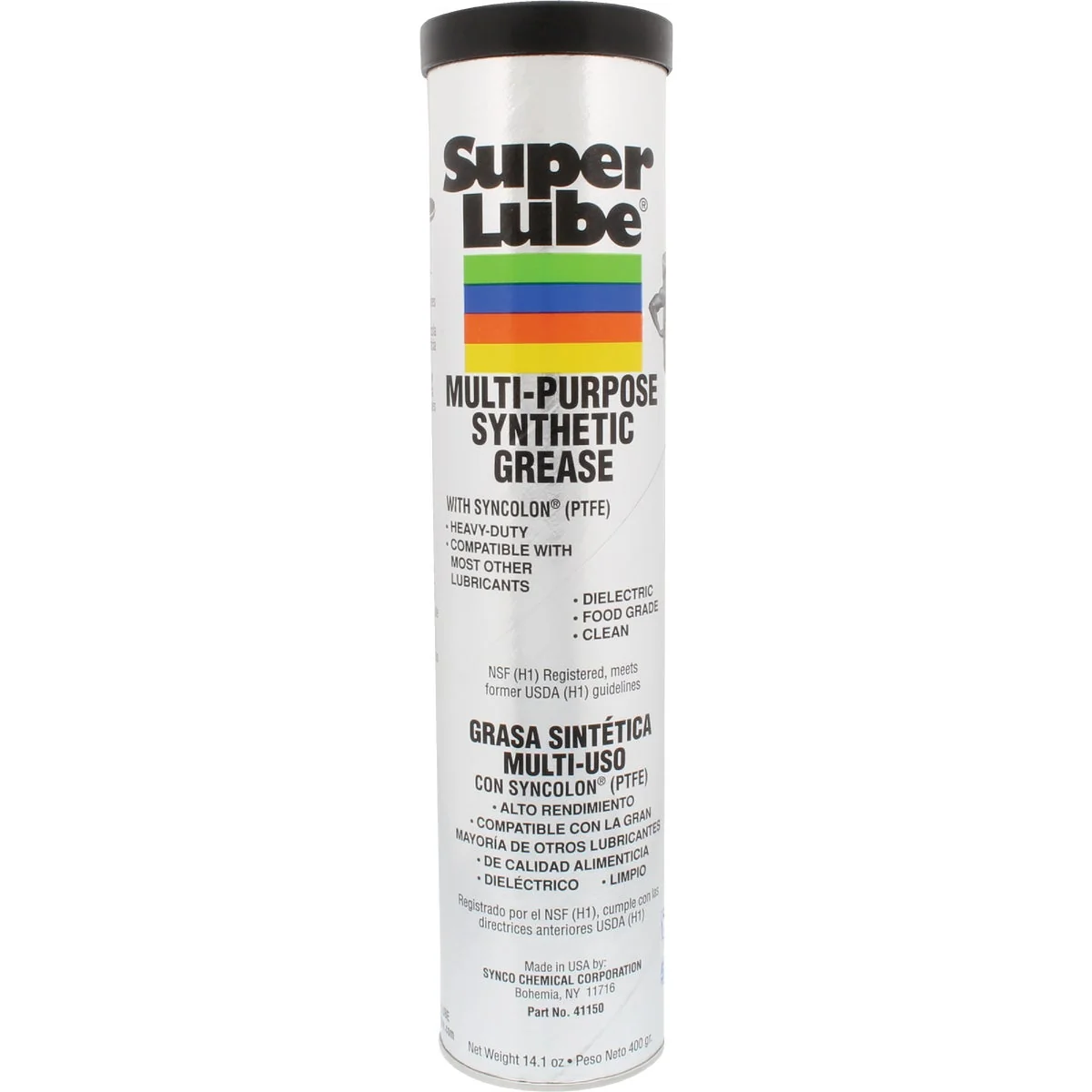 Clean Super Lube 14 Oz. Cartridge Synthetic Multi-Purpose Grease Optimized
