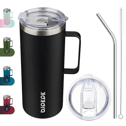 Artisan 32oz Insulated Coffee Mug with Handle Fine