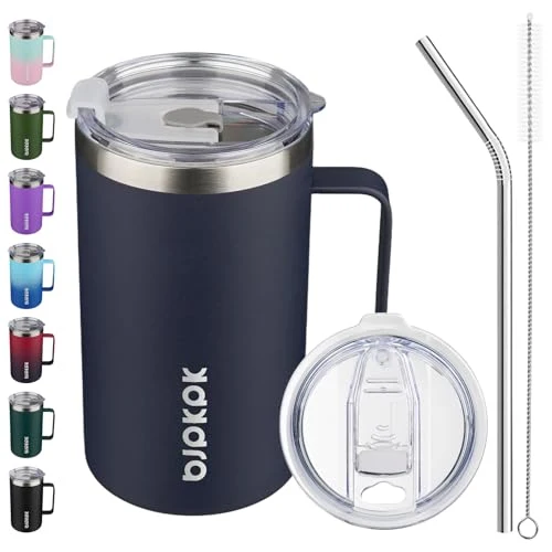 Enhanced 25oz Insulated Coffee Mug with Handle Consistent