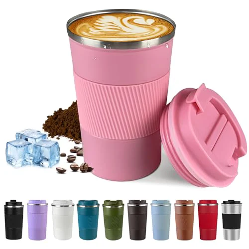 High-Grade Stainless Steel Travel Coffee Mug with Lid Refined
