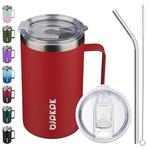 Original Design 25oz Insulated Coffee Mug with Handle Detailed