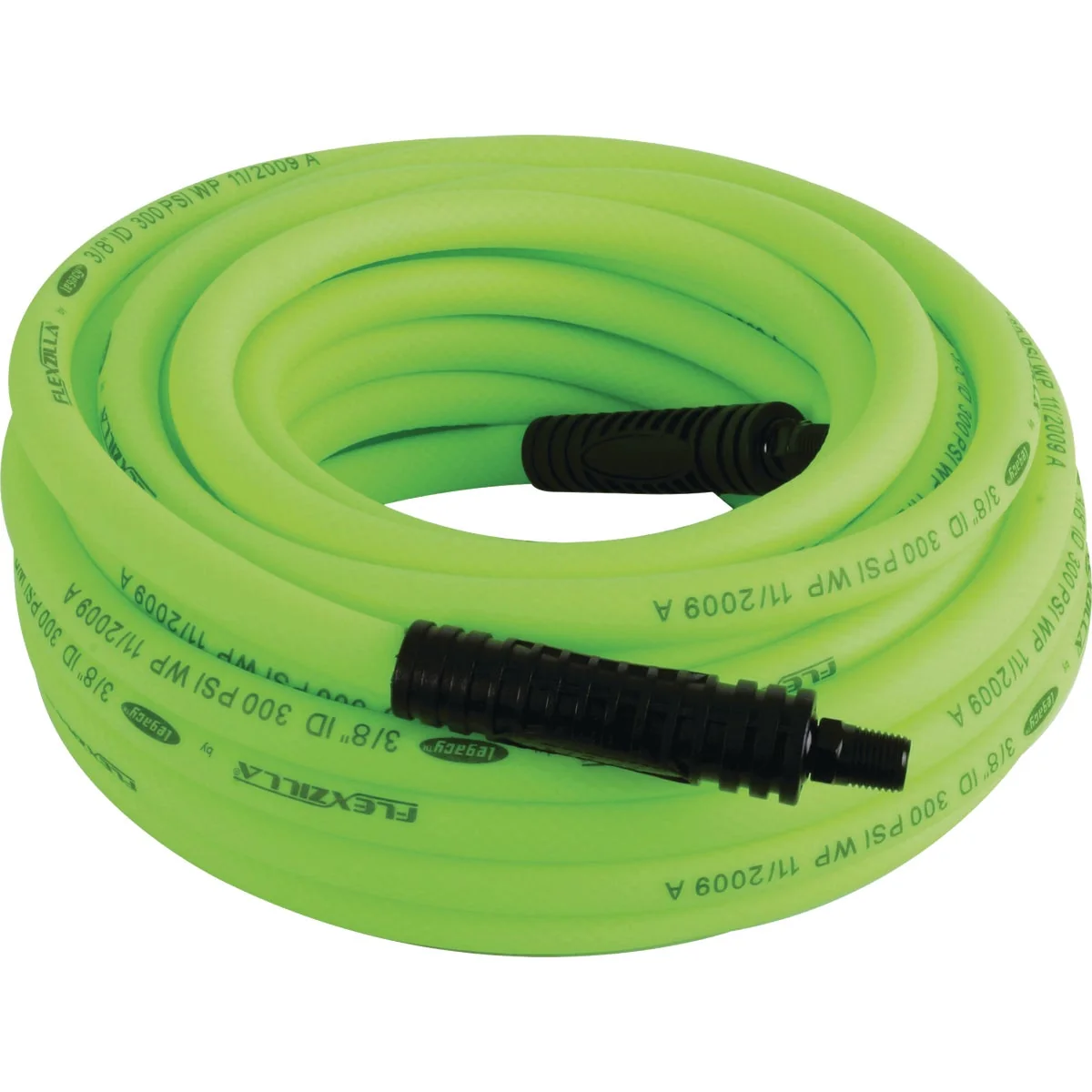 Original Flexzilla 3 8 In. x 25 Ft. Polymer-Blend Air Hose with 1 4 In. MNPT Fittings Sophisticated