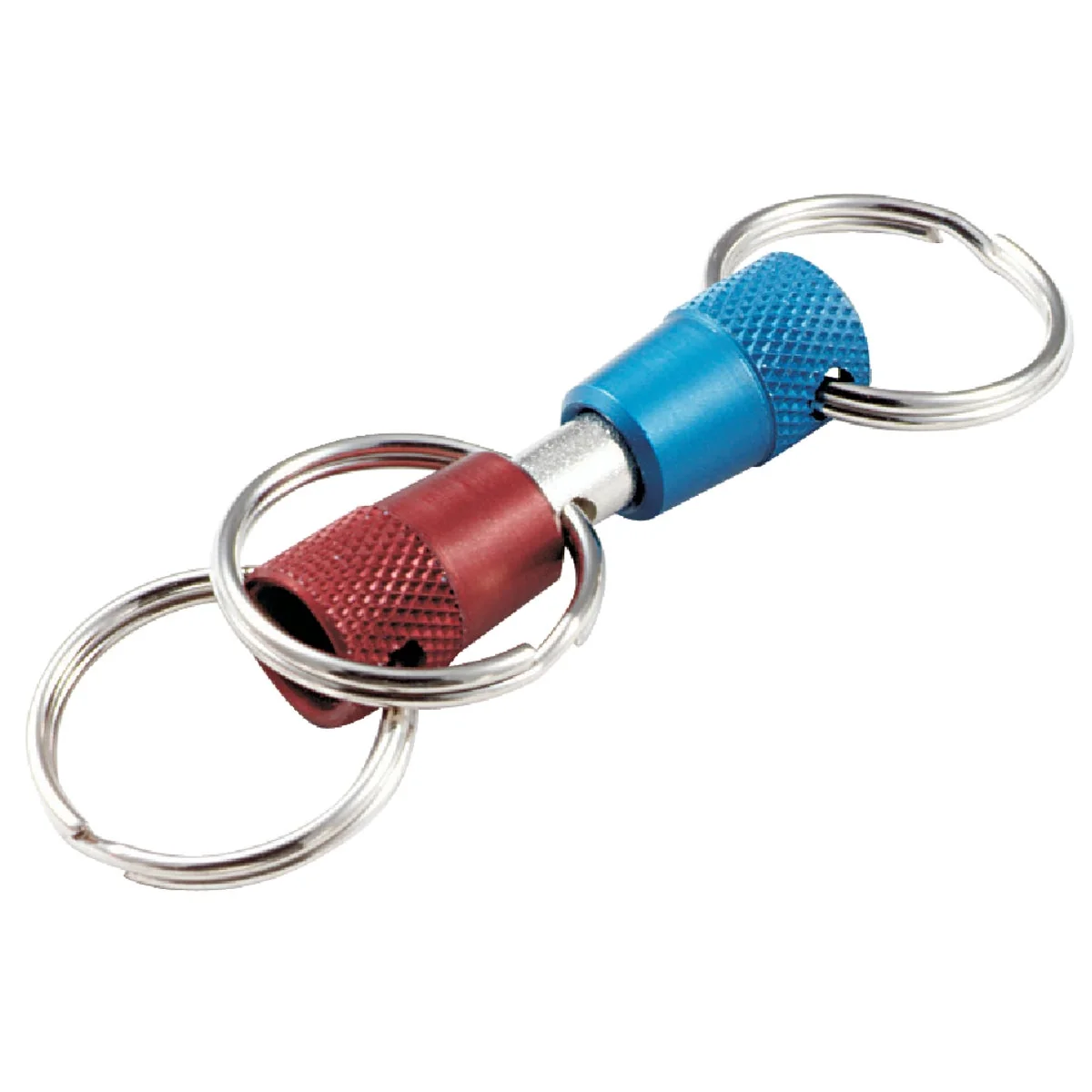 Convenient Lucky Line Steel 7 8 In. 3-Way Pull-Apart Key Chain Pure