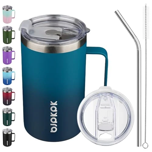 Innovative 25oz Insulated Coffee Mug with Handle Selected