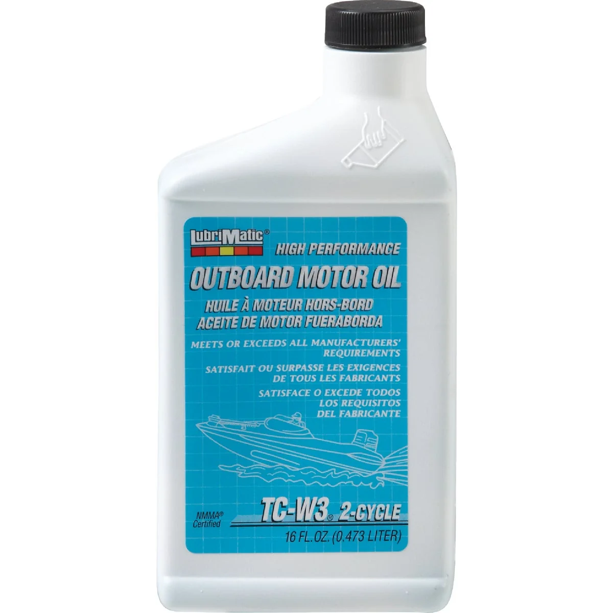 World-Class LubriMatic 16 Oz. Outboard 2-Cycle Motor Oil Elegant