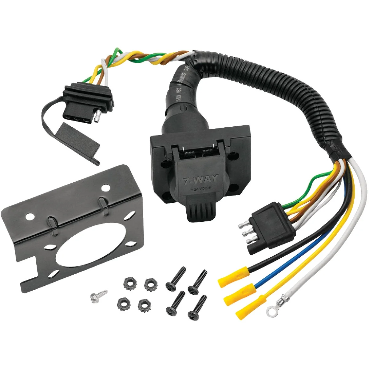 Sustainable Reese Towpower 7-Flat 4-Flat Dual Port Plug-In Adapter Artisan
