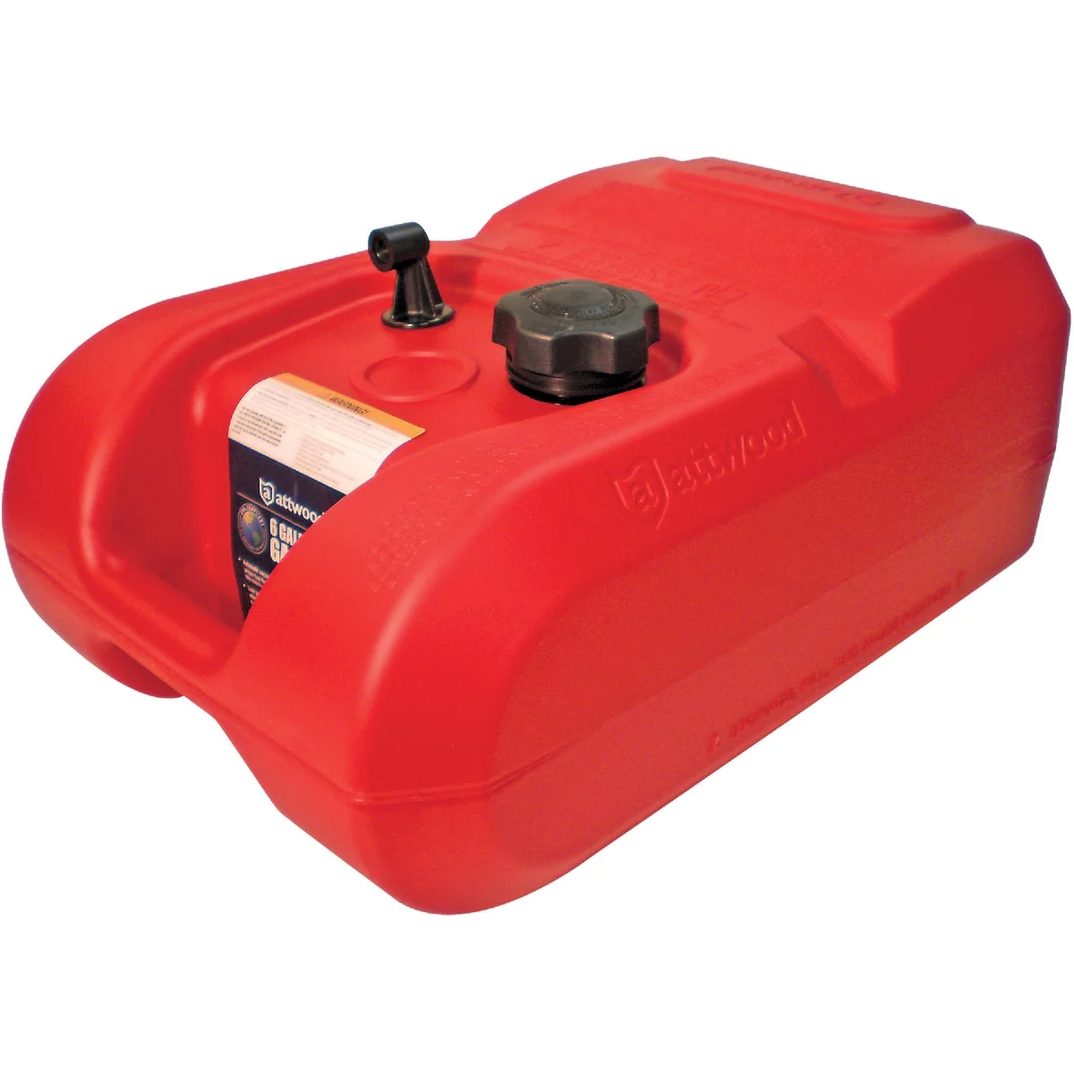 Dependable Attwood 6 Gal. Polyethylene ABYC-H25 Fuel Tank Clean