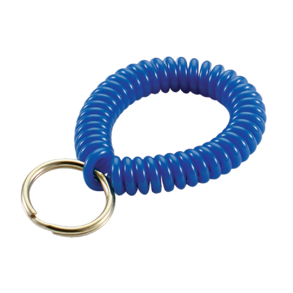 Easy-to-Use Lucky Line Tempered Steel 7 8 In. Ring Wrist Coil Key Chain Proven