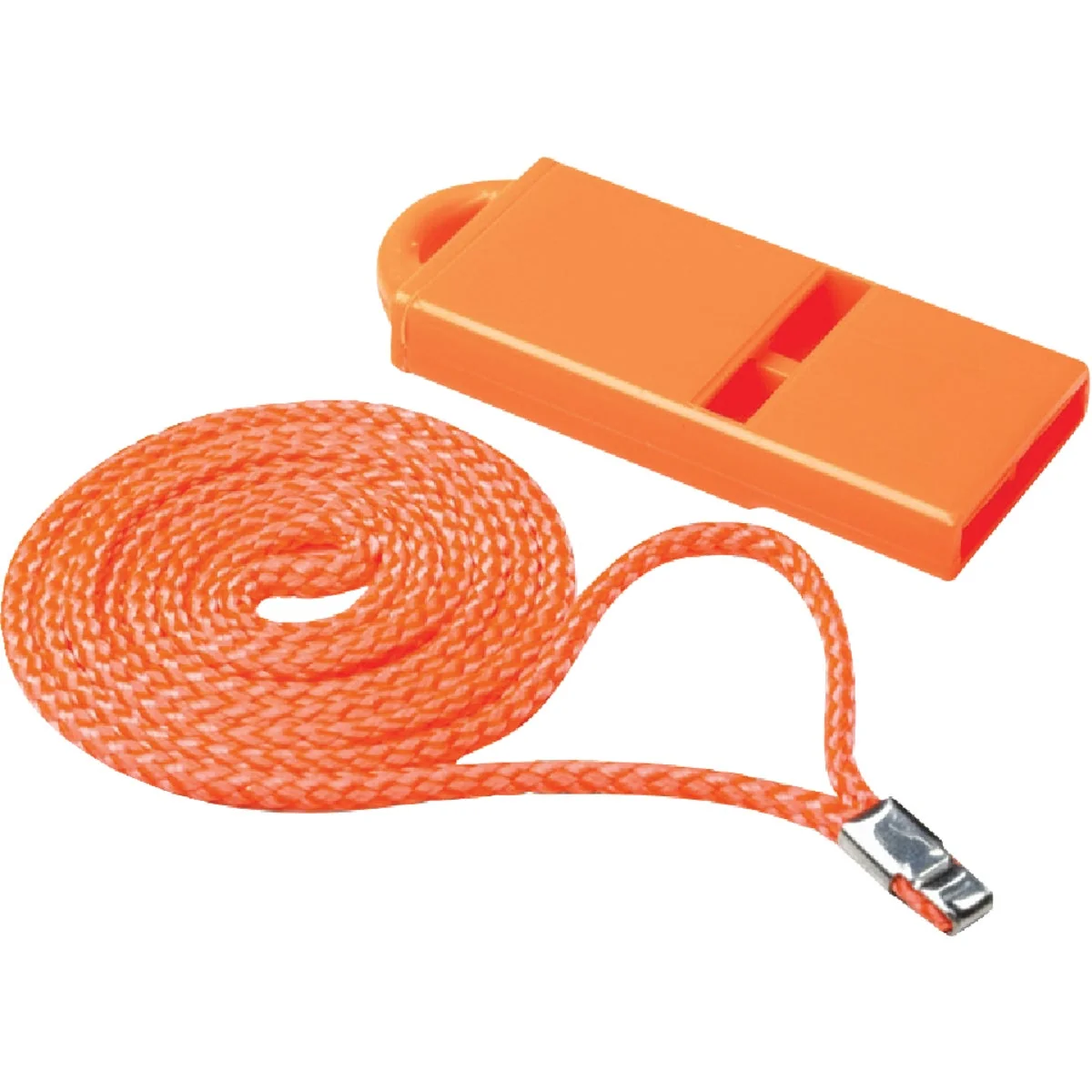 Luxury Seachoice 2 In. W. x 2-1 4 In. L. x 1 4 In. D. Orange Plastic Whistle Reliable