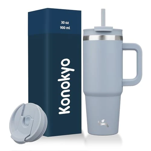 Classic 30 oz Insulated Tumbler Water Bottle with Handle Innovative
