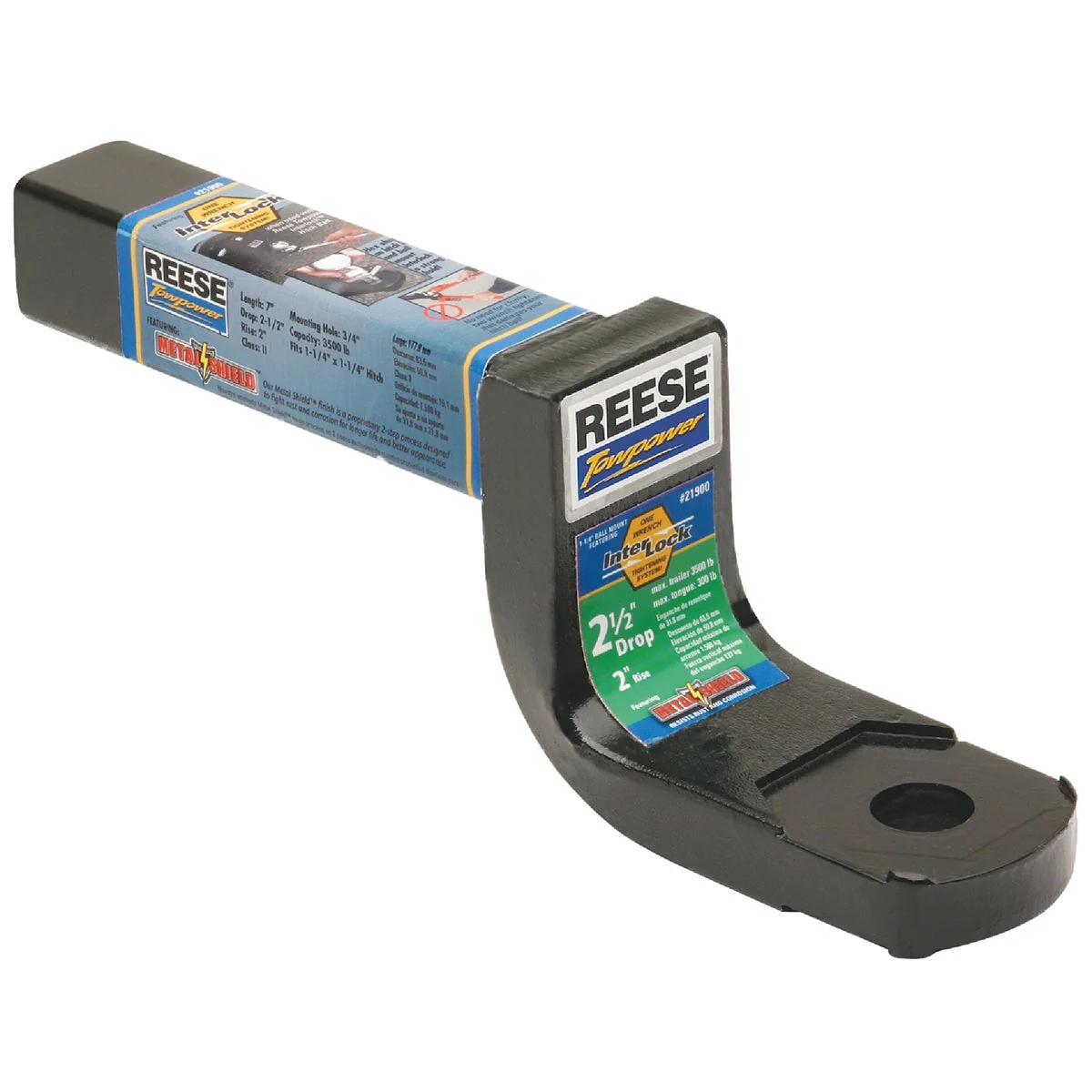 Optimized Reese Towpower 3 4 In. x 2-1 2 In. Drop InterLock Hitch Draw Bar Natural