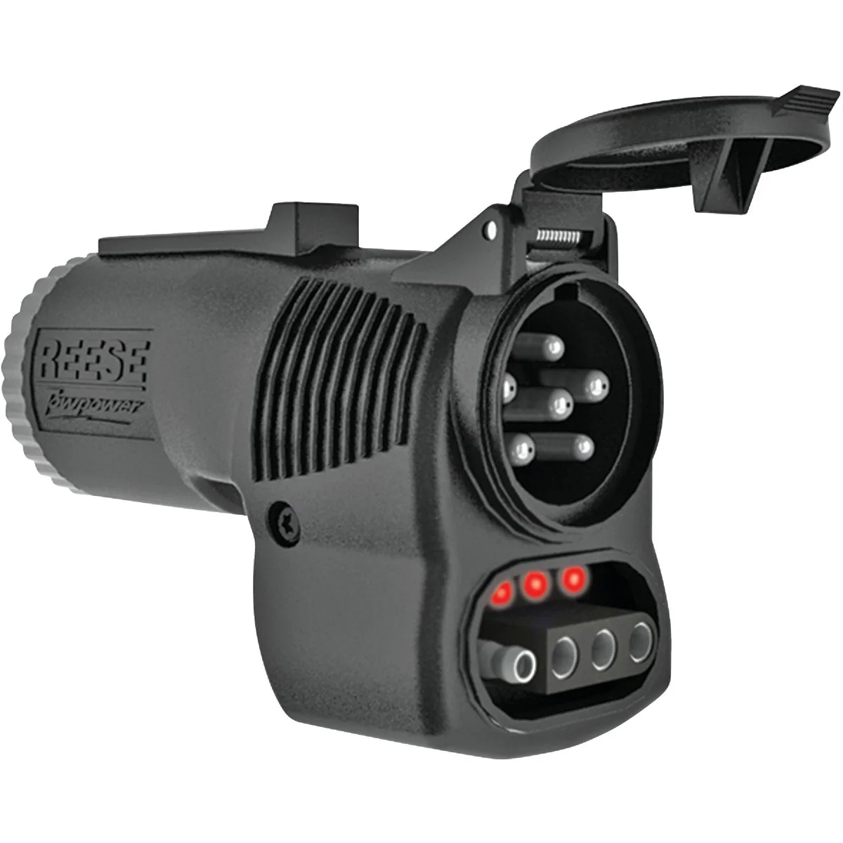 World-Class Reese Towpower 7-Blade to 6-Round and 4-Flat Plug-In Adapter Casual