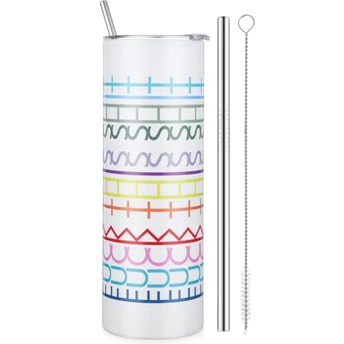 Genuine 20 oz Hidden Message Tumbler Insulated with Lid Straw Effective