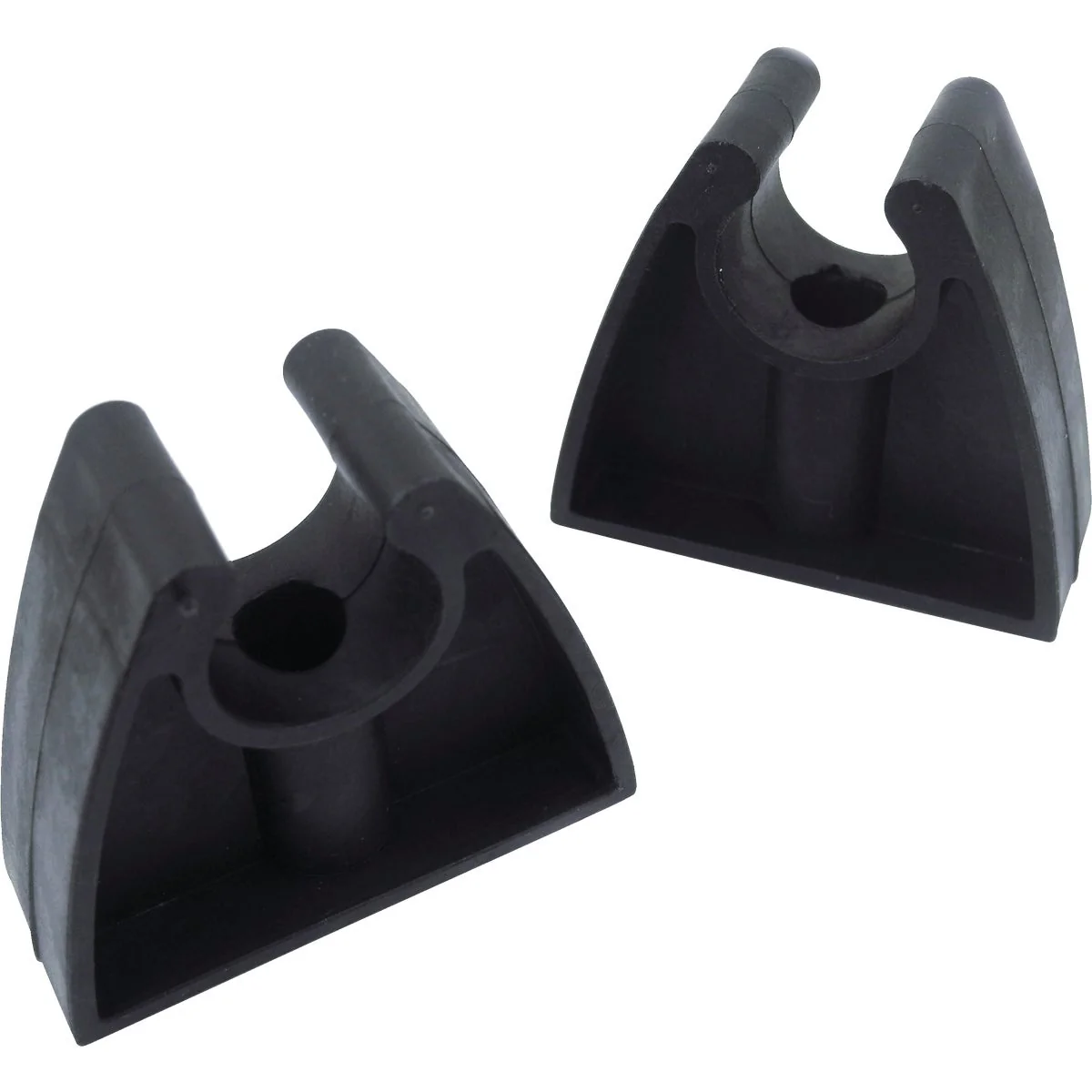 Reliable Seachoice Molded Rubber Black Storage Clips 2-Pack Pure