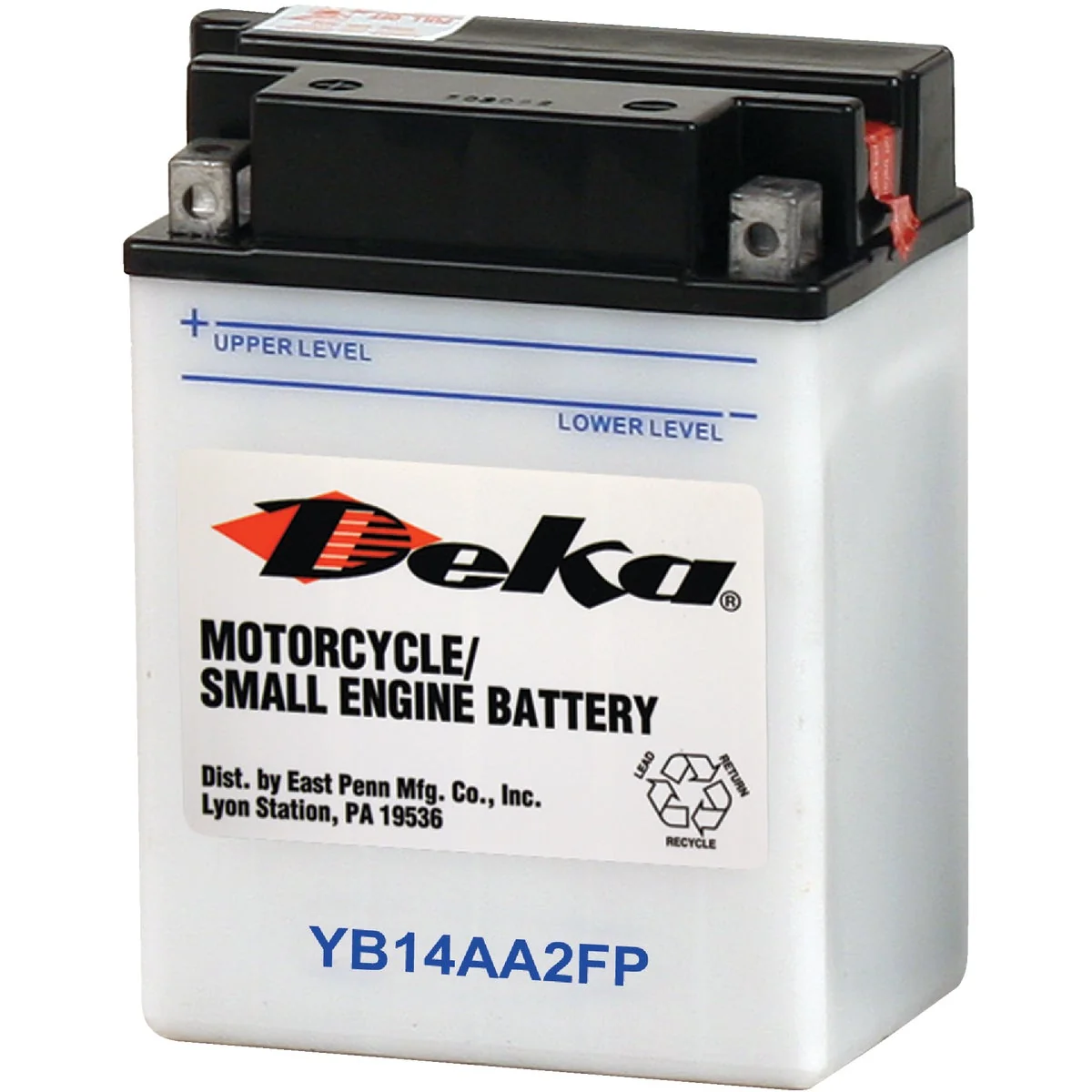 High-Grade Deka 12-Volt 190 CCA Powersport Battery Left Front Positive Terminal Fine