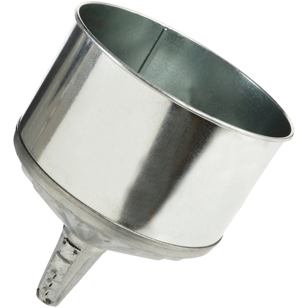 Recyclable Delphos 8 Qt. Galvanized Steel Lock-On Funnel Optimized