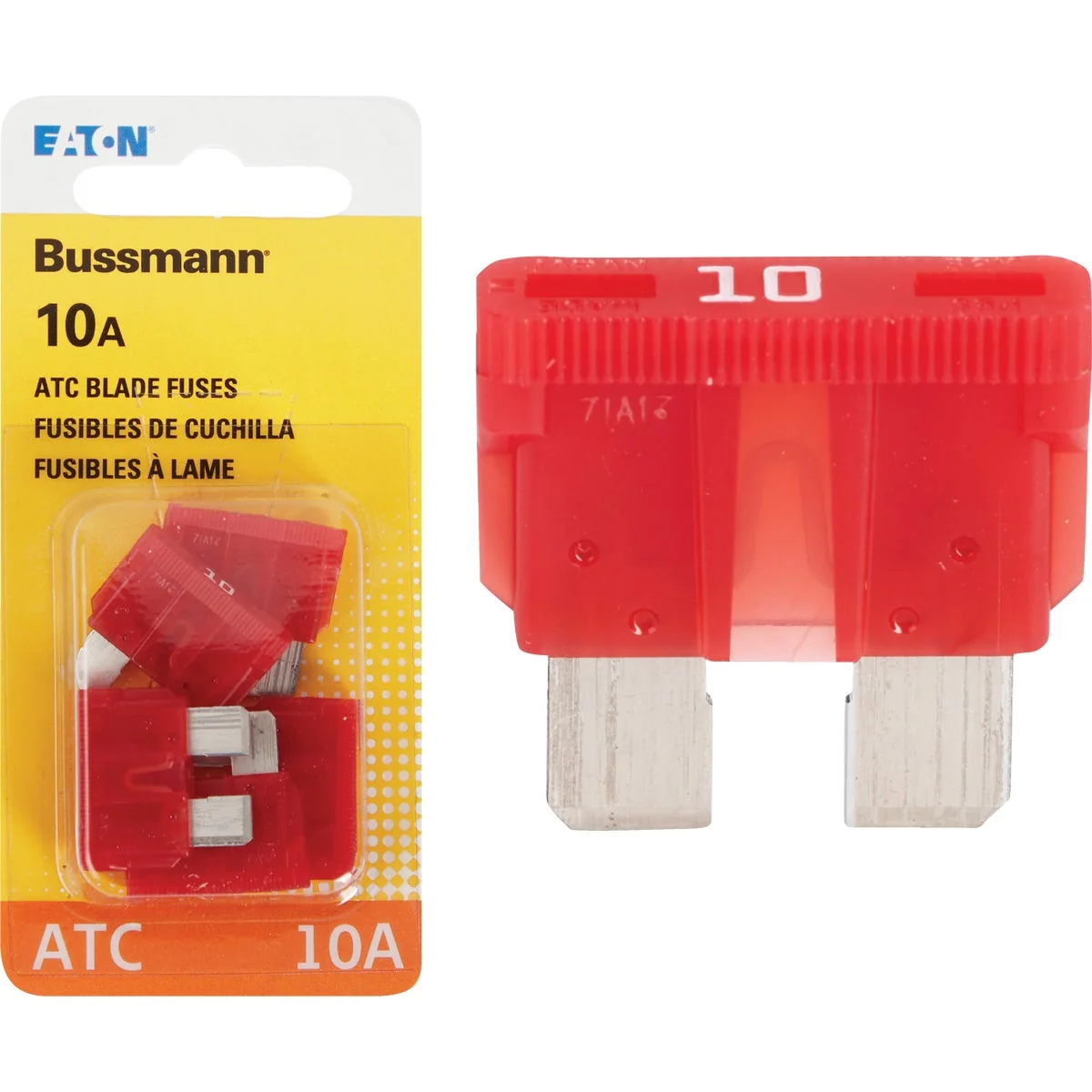 Innovative Bussmann 10-Amp 32-Volt ATC Blade Automotive Fuse 4-Pack Comfortable