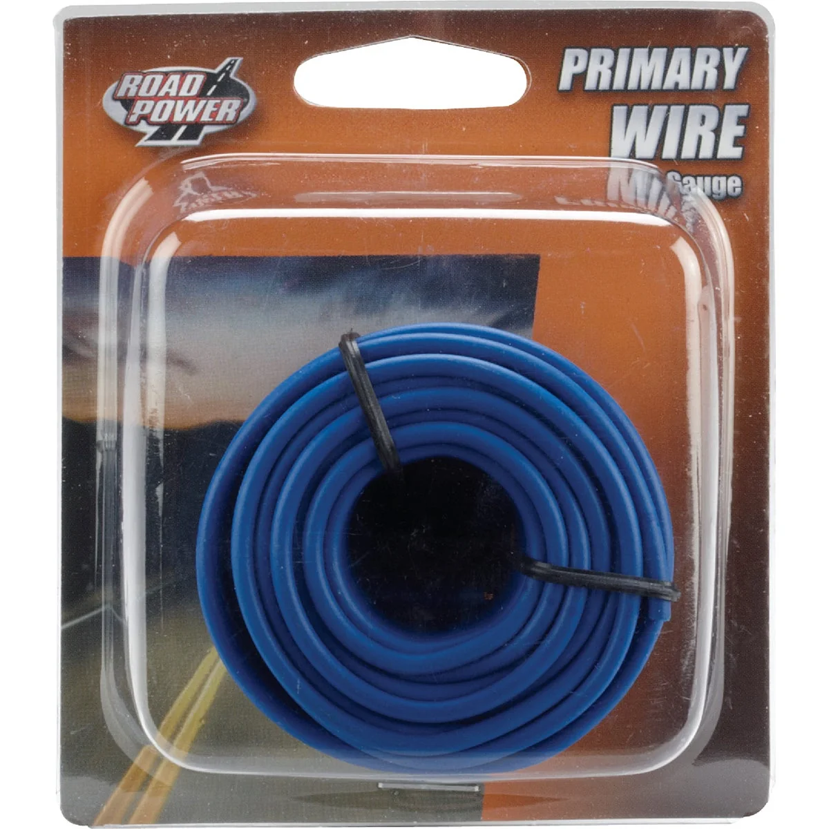 Minimalist ROAD POWER 24 Ft. 16 Ga. PVC-Coated Primary Wire Blue Efficient