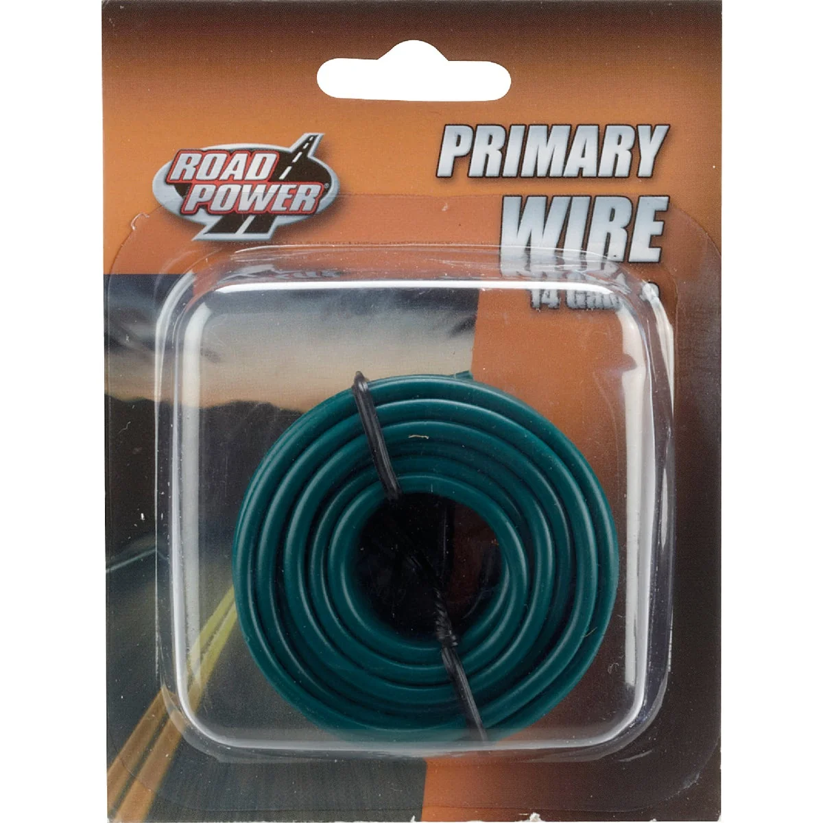First-Class ROAD POWER 17 Ft. 14 Ga. PVC-Coated Primary Wire Green Sustainable