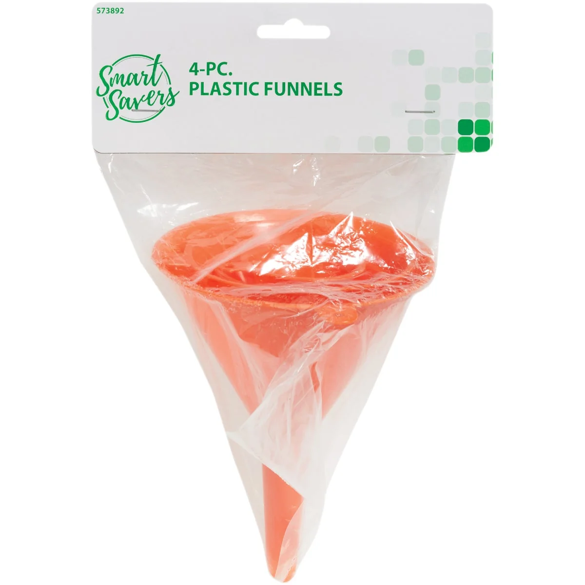 Unique Smart Savers Plastic All-Purpose Funnel Set 4 Piece Sophisticated