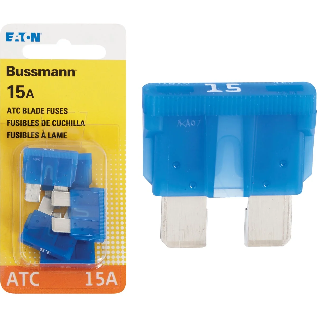 Modern Bussmann 15-Amp 32-Volt ATC Blade Automotive Fuse 4-Pack Expertly Made