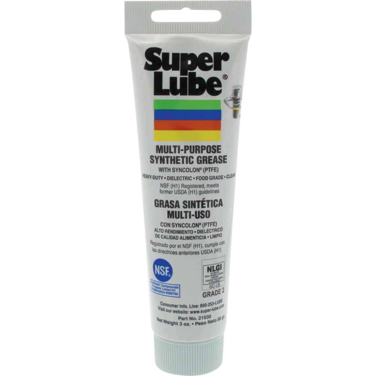 Fast Super Lube 3 Oz. Tube Synthetic Multi-Purpose Grease Effective