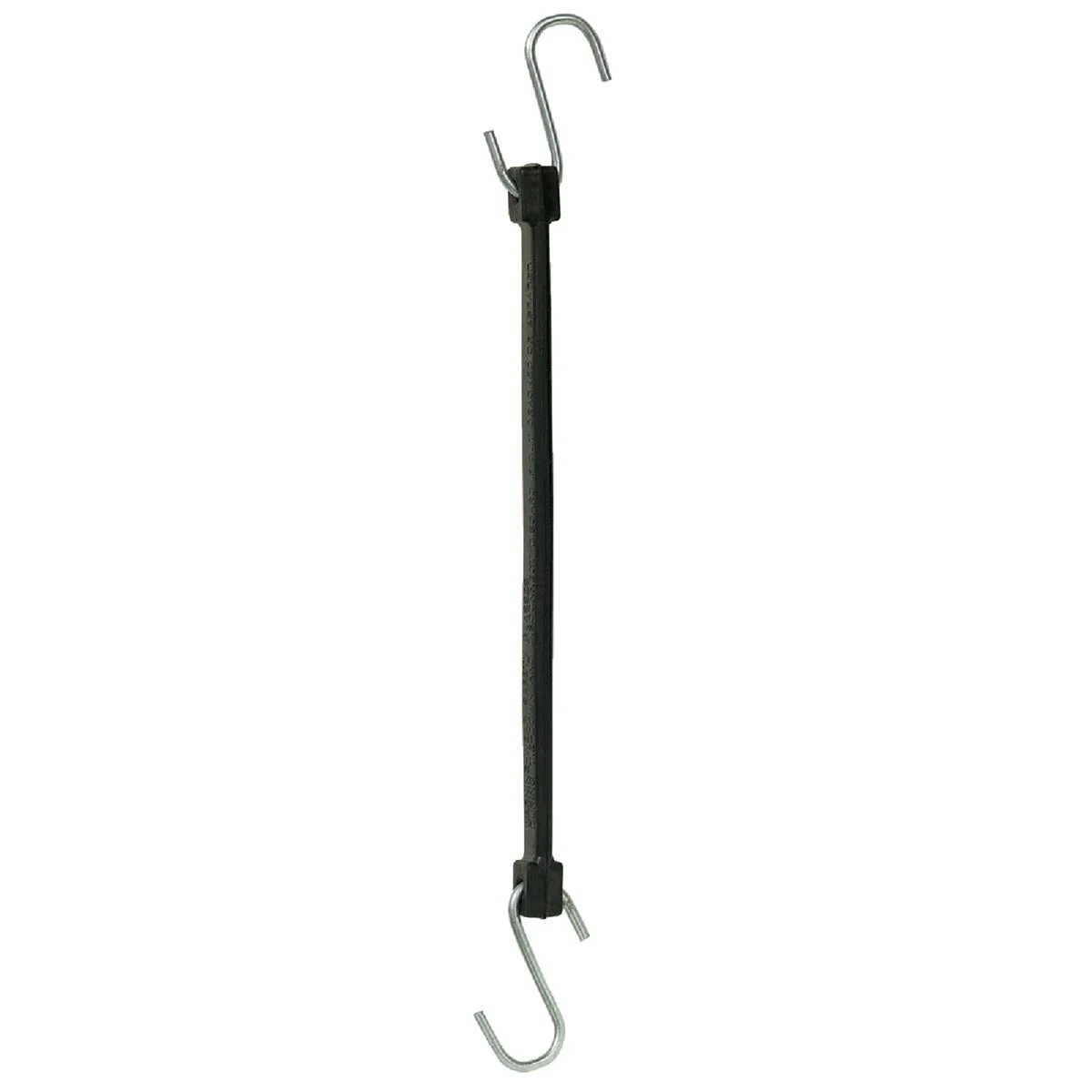 Modern 14 In. Hook-to-Hook Black Rubber Tarp Strap Genuine