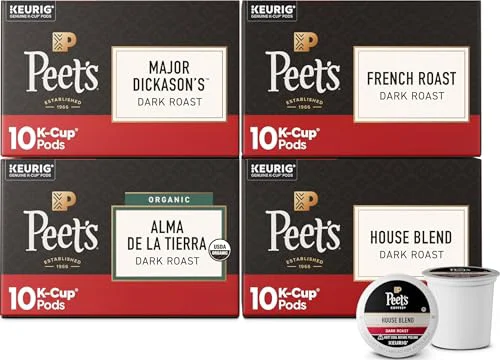 Comfortable Coffee Pods Dark Roast Variety Pack 40 Count World-Class
