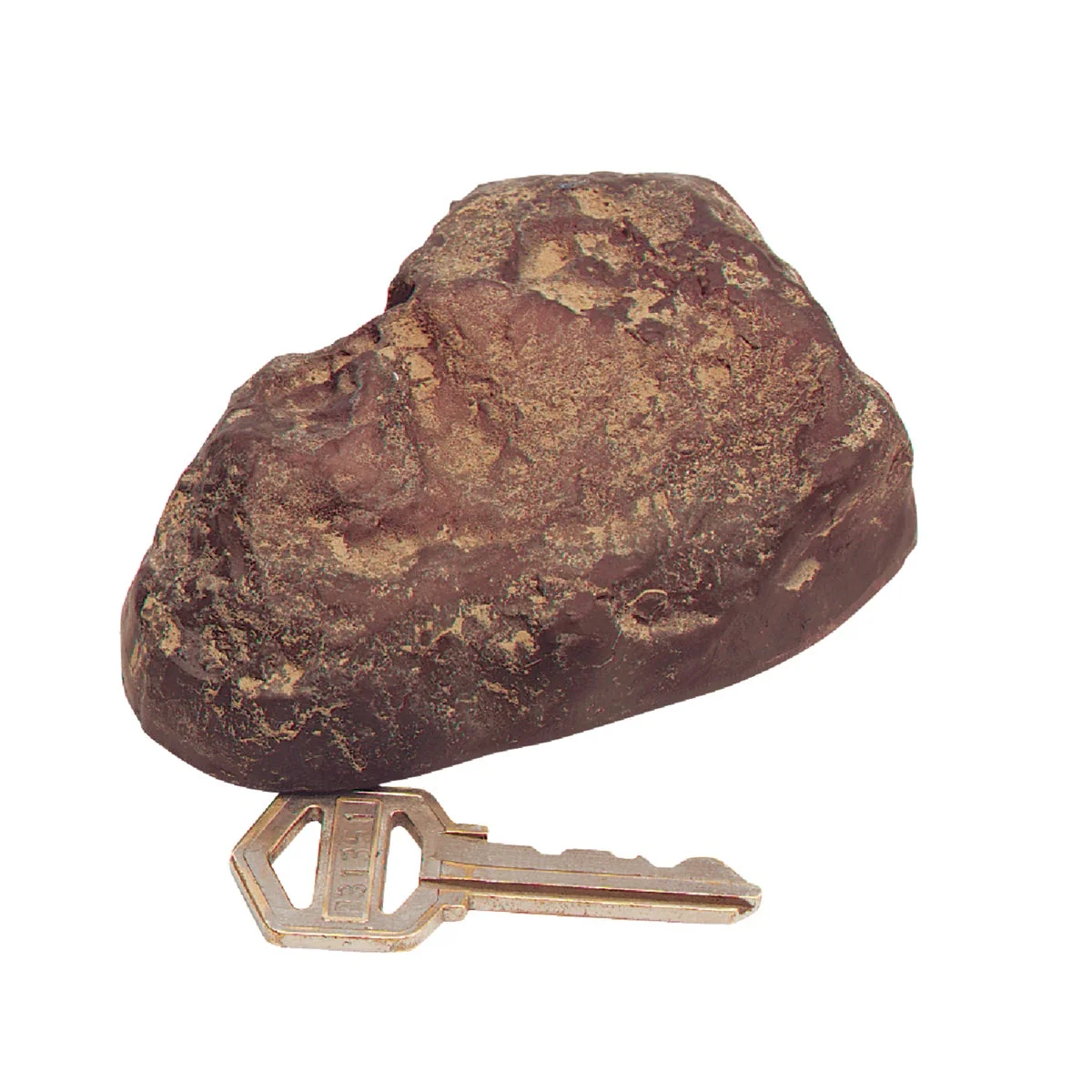 Recyclable Lucky Line Gray Brown Plastic Rock Key Hider High-Quality