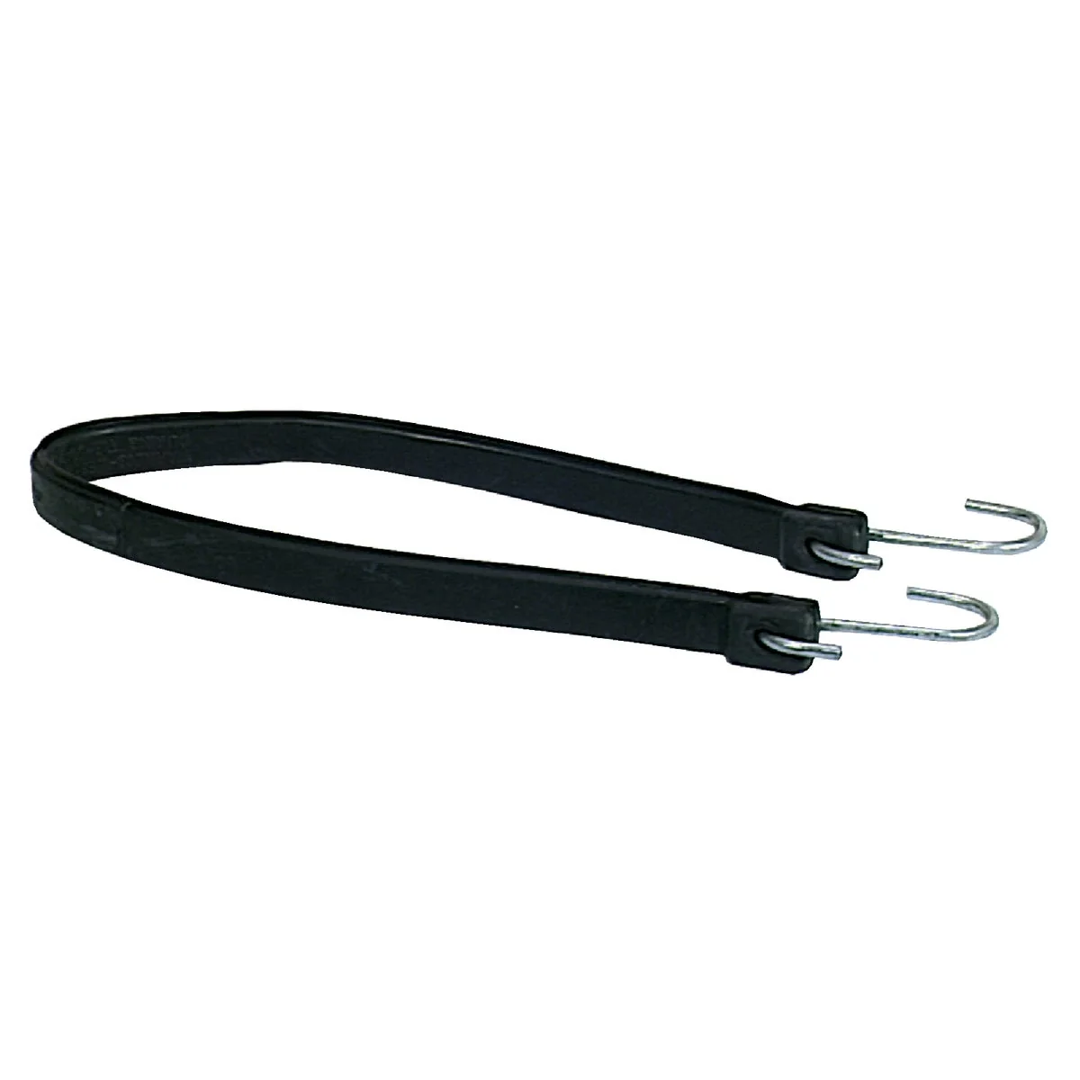 Classic 25.5 In. Hook-to-Hook Black Rubber Tarp Strap Exclusive