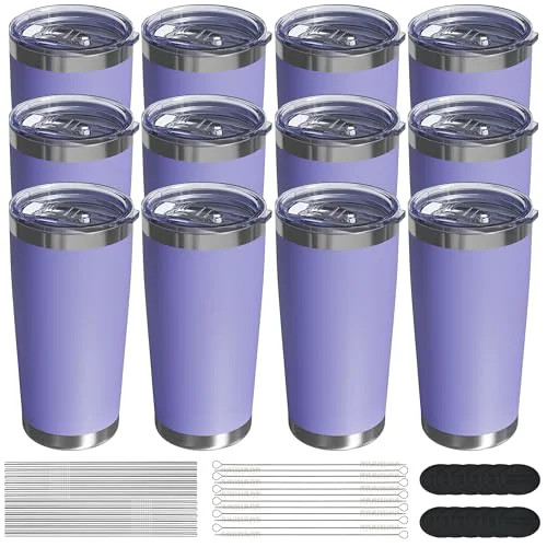 Consistent 20oz Travel Coffee Tumbler 12 Count Top-Quality