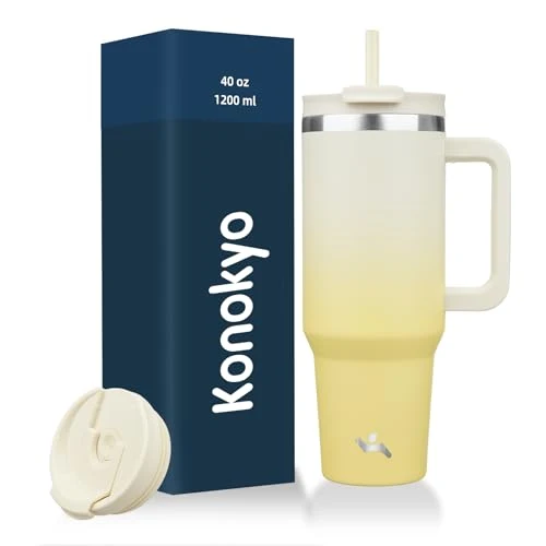 Original 40 oz Insulated Tumbler Water Bottle with Handle Certified