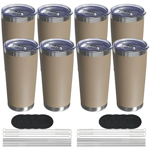 Excellent 20oz Travel Coffee Tumbler 8 Count Modern