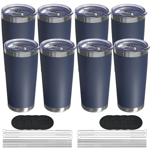 Environmentally Friendly 20oz Travel Coffee Tumbler 8 Count Functional