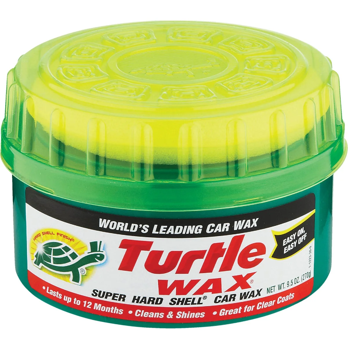 Soft Turtle Wax Super Hard Shell Paste 9.5 Oz. Car Wax Efficient