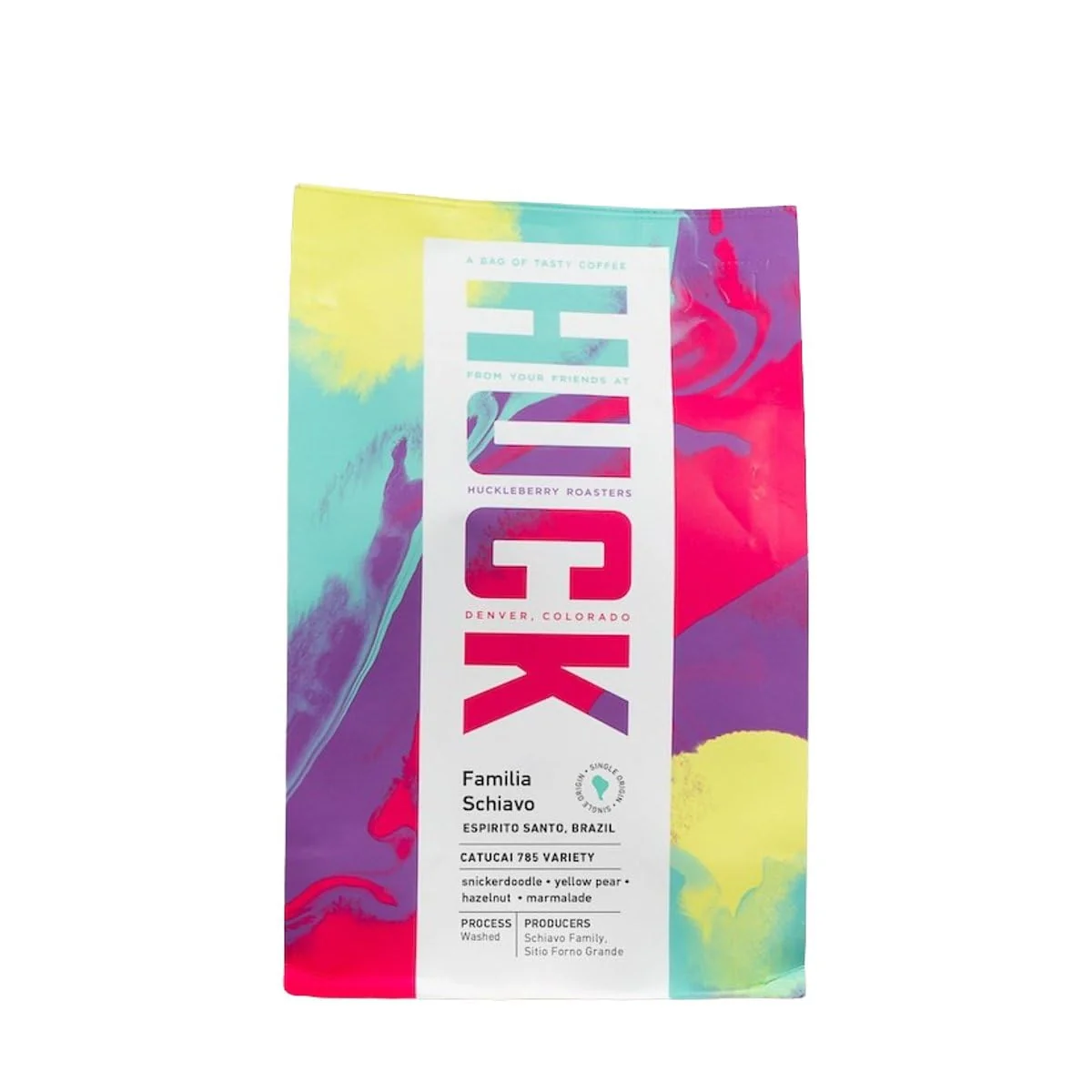 Smart Brazil Familia Schiavo - Roasted by Huckleberry Roasters - Whole Bean Coffee - 2 Pound Bag Stylish