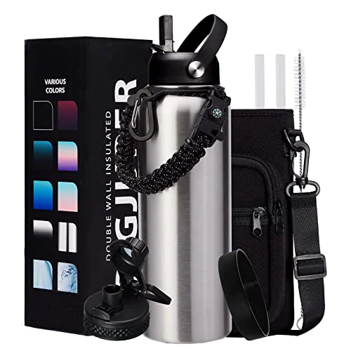 Optimized 40oz Stainless Steel Water Bottle 9 Count Green