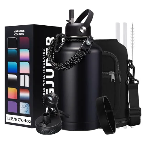 Solid Insulated Water Bottle 64oz 9 Count Premium Material